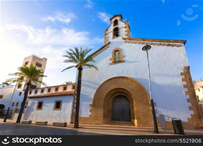 Javea Xabia city Placeta del Convent church Alicante Spain