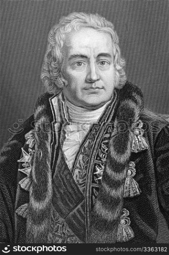 Jean-Antoine Claude, comte Chaptal de Chanteloup (1756-1832) on engraving from 1800s. French chemist and statesman. Engraved by C.Cook after a picture by Monanteuil and published by W.Mackenzie.