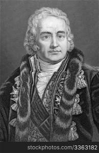 Jean-Antoine Claude, comte Chaptal de Chanteloup (1756-1832) on engraving from 1800s. French chemist and statesman. Engraved by C.Cook after a picture by Monanteuil and published by W.Mackenzie.