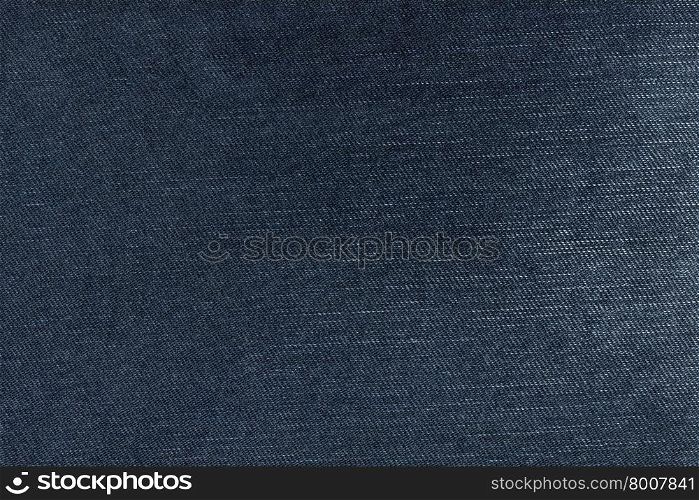 Jeans fabric. Texture of black jeans fabric as background.