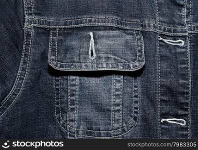 Jeans jacket close up texture