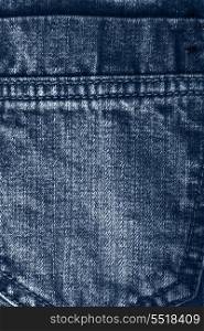Jeans pocket. Background of denim texture