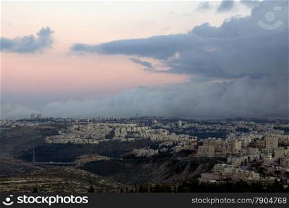 Jerusalem clouds