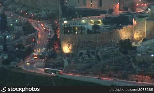 Jerusalem - traffic in the old city