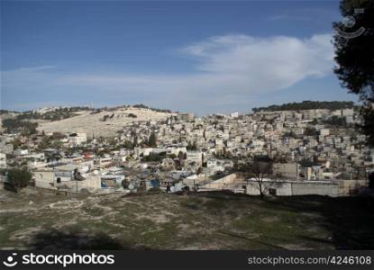 jerusalem view in Israel holy Land travel near Jerusalem