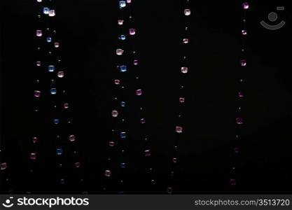 jewel abstract background gems on black