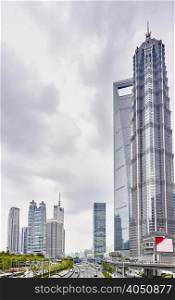 Jin Mao Tower and Shanghai World Finance Centre, Shanghai, China