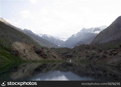 Jispa mounatin view, Himachal Pradesh, India
