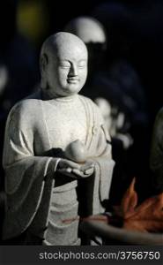 Jizo statue in Enoshima, Japan