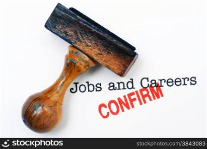 Jobs and careers - confirm