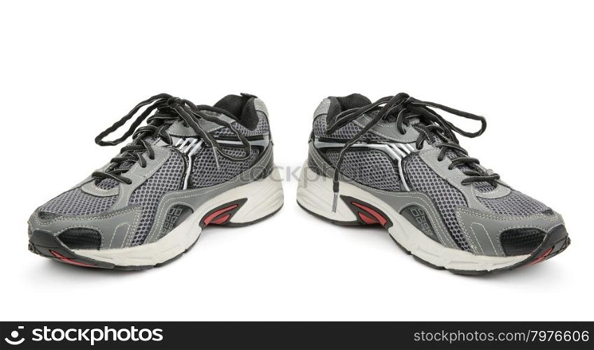 jogging shoes isolated on white