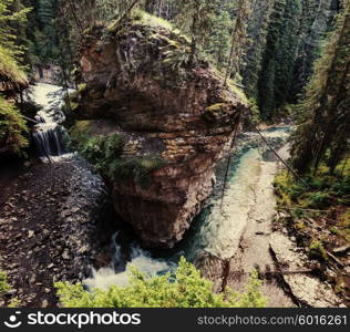 Johnston Canyon in Banff NP, Canada