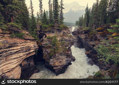 Johnston Canyon in Banff NP, Canada