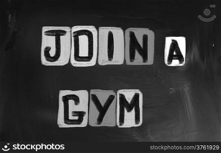 Join A Gym Concept