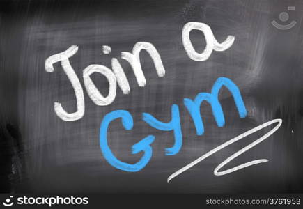 Join A Gym Concept