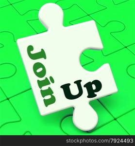 . Join Up Puzzle Showing Subscribing Member Membership And Registration