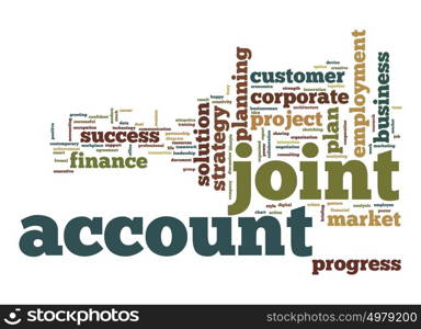 Joint account word cloud