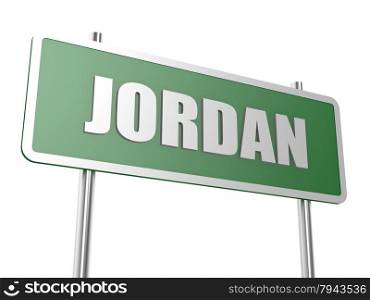 Jordan concept image with hi-res rendered artwork that could be used for any graphic design.. Jordan