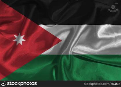 Jordan national flag illustration symbol.