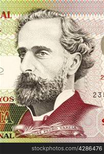 Jose Pedro Varela (1845-1879) on 50 Pesos 2008 Banknote from Uruguay. Uruguayan sociologist, journalist, politician and educator.