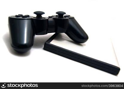 joystick and game disk