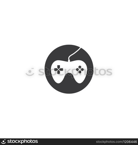 Joystick logo illustration vector template