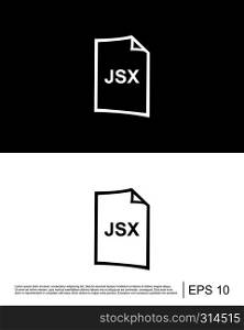 jsx file format icon template