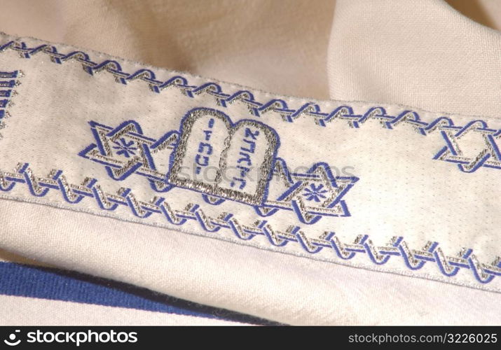 Judaica Symbols - Prayer Shawl