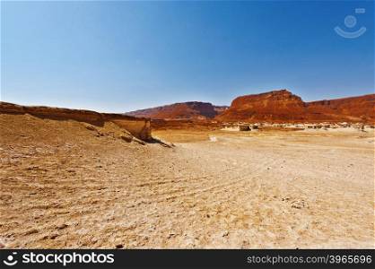 Judean Desert on the West Bank of the Jordan River