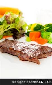 juicy BBQ grilled rib eye ,ribeye steak ,vegetables on background ,MORE DELICIOUS FOOD ON PORTFOLIO