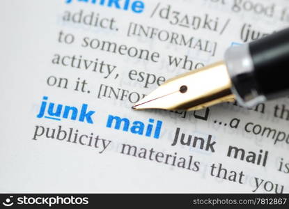 Junk Mail - Dictionary Series