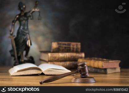 Justice statue, Law and justice concept