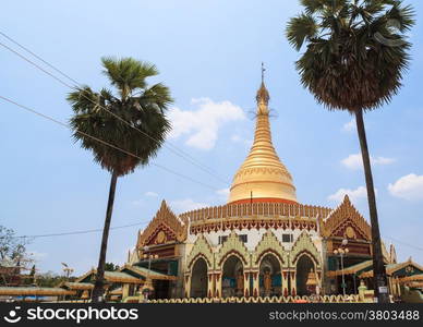 Kaba Aye pagoda in Yangon, Burma (Myanmar)