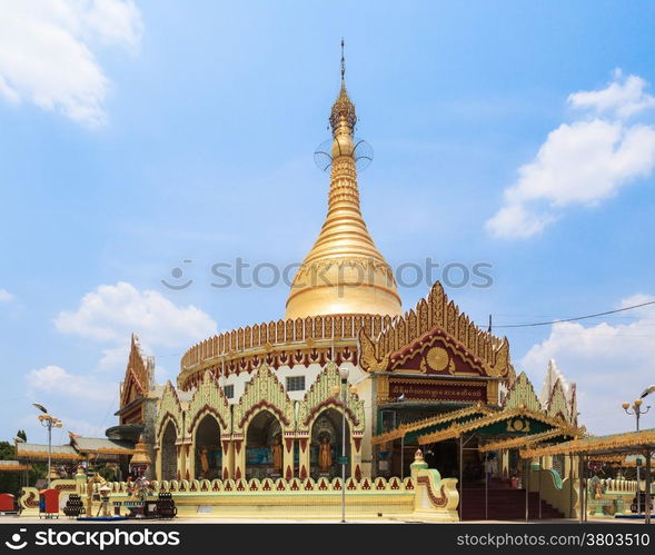 Kaba Aye pagoda in Yangon, Burma (Myanmar)