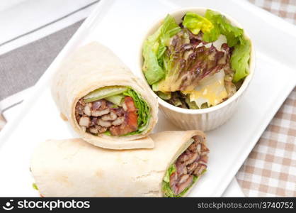 kafta shawarma chicken pita wrap roll sandwich traditional arab mid east food