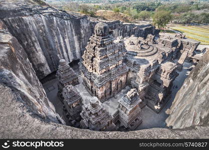 Kailas Temple in Ellora, Maharashtra state in India