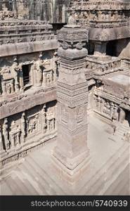Kailas Temple in Ellora, Maharashtra state in India