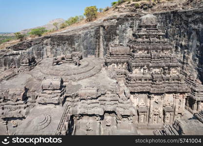 Kailas Temple in Ellora, Maharashtra state in India