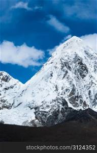 Kalapathar and Pumori summits in Himalaya. Travel to Nepal