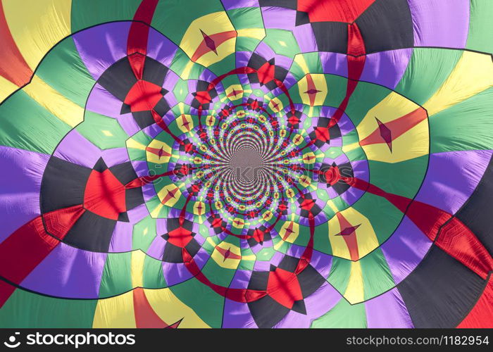 Kaleidoscopic Pattern of a Hot Air Balloon, based on own Reference Image