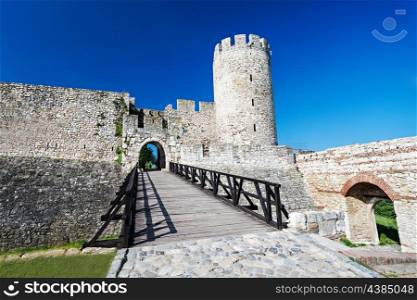 Kalemegdan - very old fortress in Belgrade, Serbia