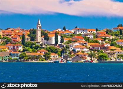 Kali village waterfront panoramic view, Island of Ugljan, Dalmatia, Croatia