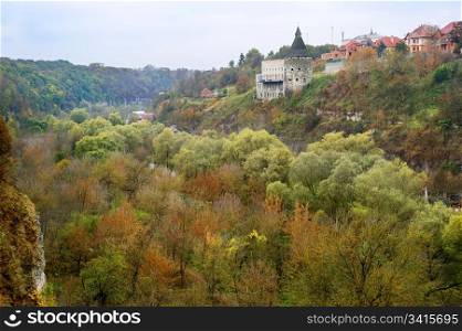 Kamyanets-Podilsky is a city located on the Smotrych River in Ukraine. Located along picturesque canyons the city has preserved elements of various cultures and different historical epochs. Famous tourist place.