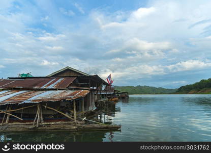 Kanchanaburi tropical forest, natural view