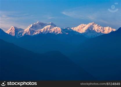 Kangchenjunga is the third highest mountain in the world, located in Sikkim, India