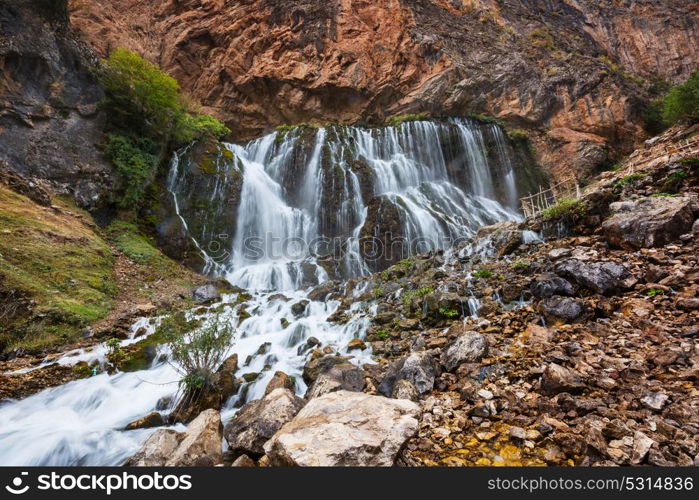 Kapuzbasi waterfall, Kayseri province, Turkey