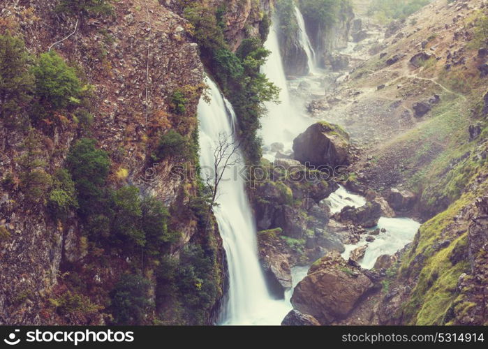 Kapuzbasi waterfall, Kayseri province, Turkey