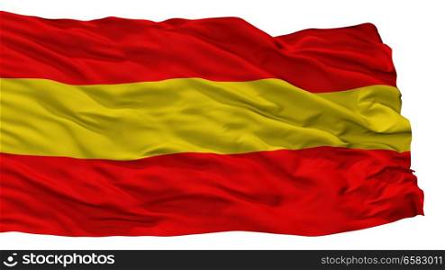 Karlsruhe City Flag, Country Germany, Isolated On White Background. Karlsruhe City Flag, Germany, Isolated On White Background