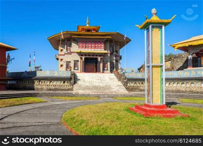 Karma Theckling Monastery (Mane Choekhorling Gompa) in Ravangla in South Sikkim, India&#xA;