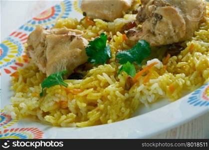 Kashmiri Chicken Pulao